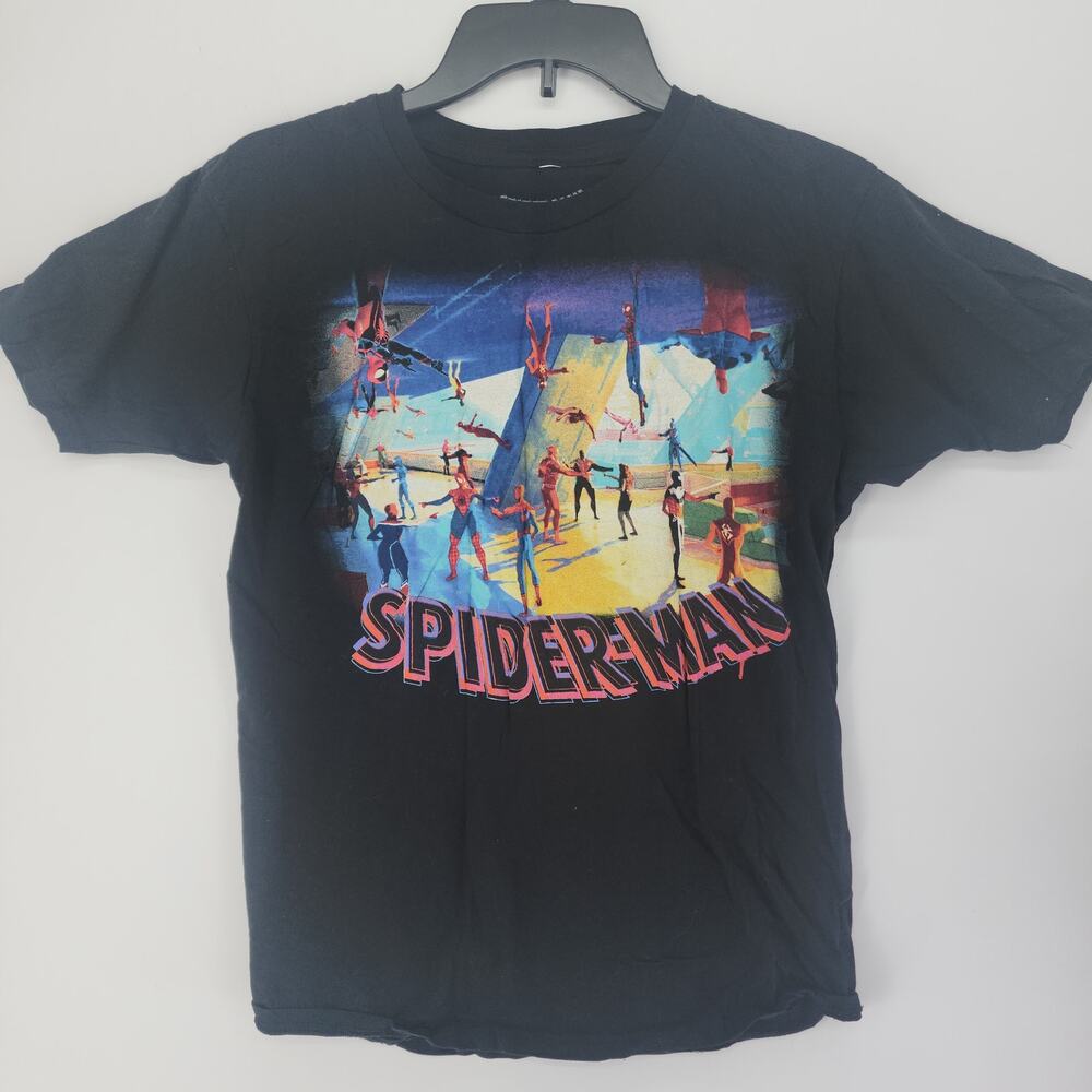 Spider-Man Across the Spider-Verse  Black Marvel Graphic Tee Sz M